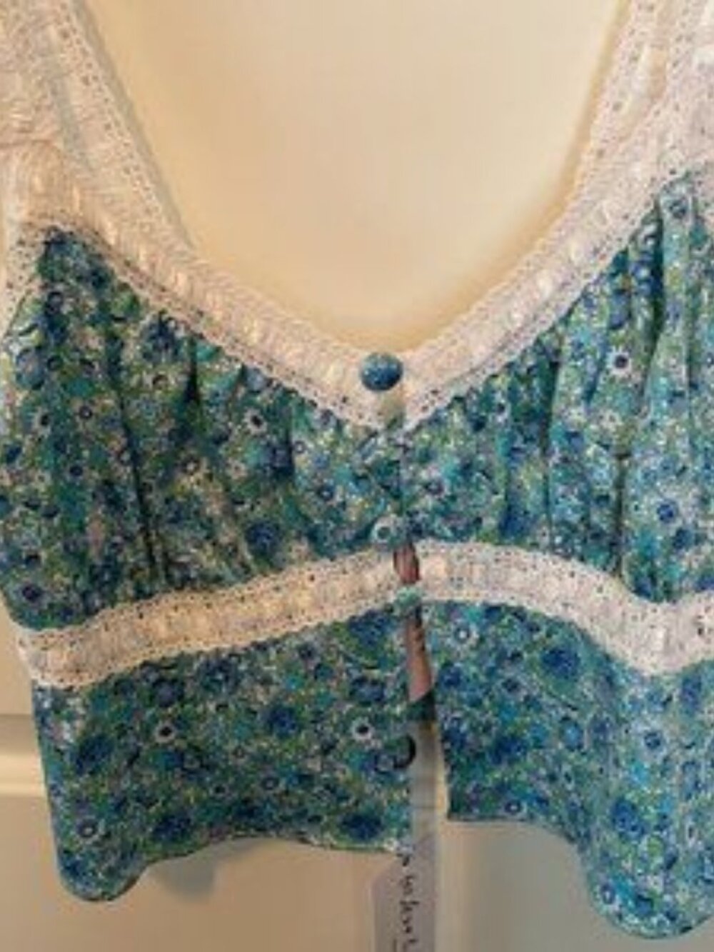 For Love  &  Lemons for Victoria’s Secret Alana Floral Top NWT tank cami sleep